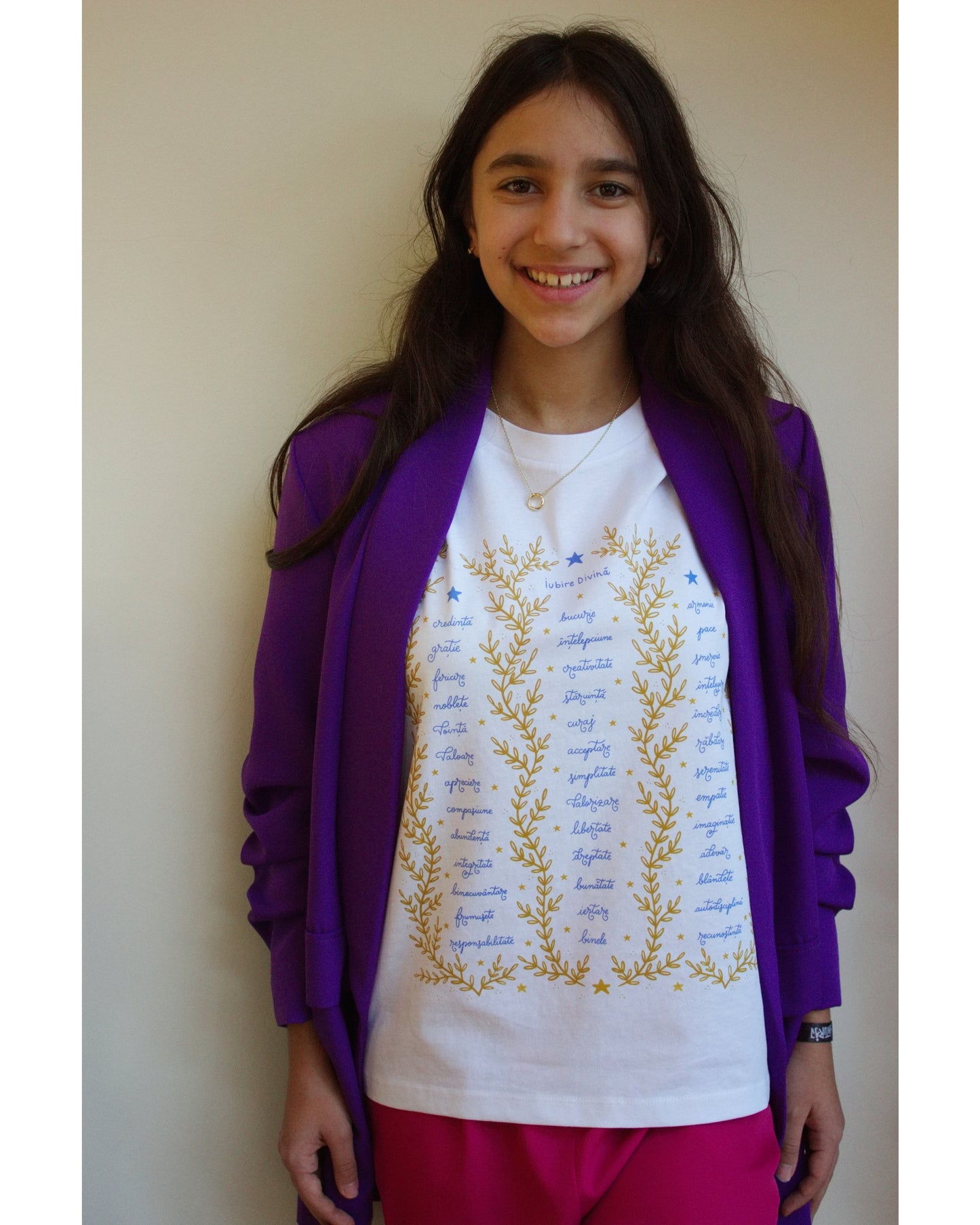 TRICOU ALB 40 DE CUVINTE