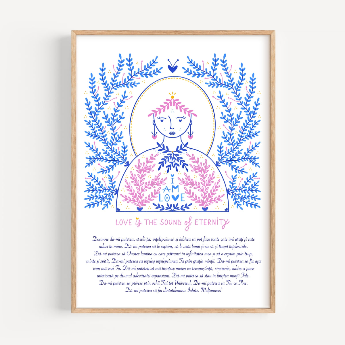 I AM LOVE PRAYER PRINT