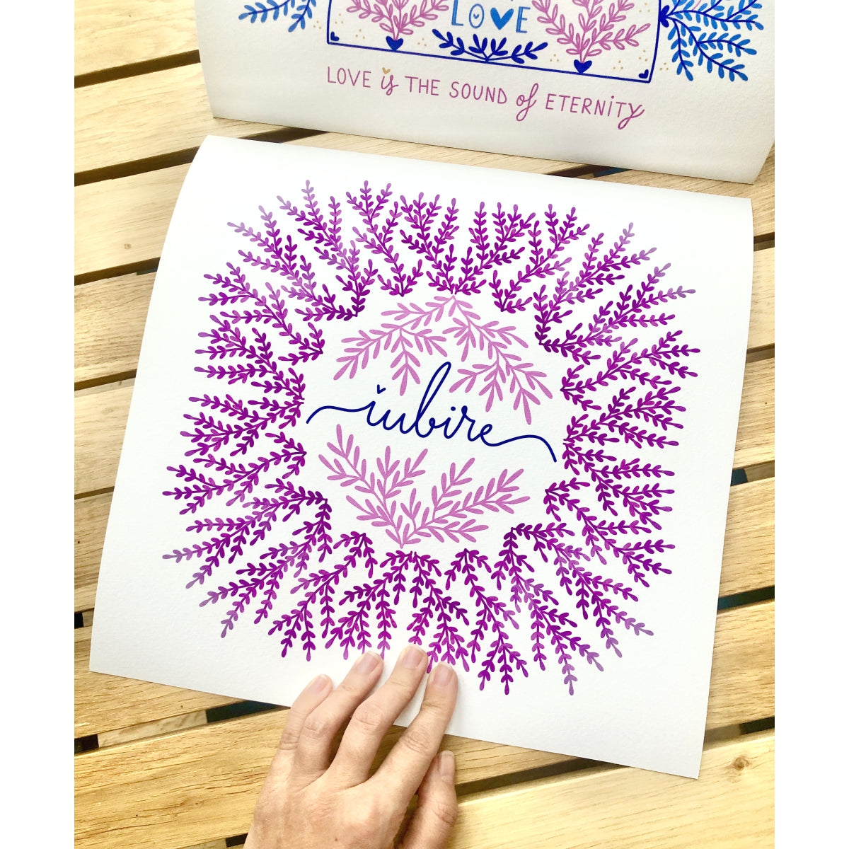 IUBIRE ROZ RO PRINT