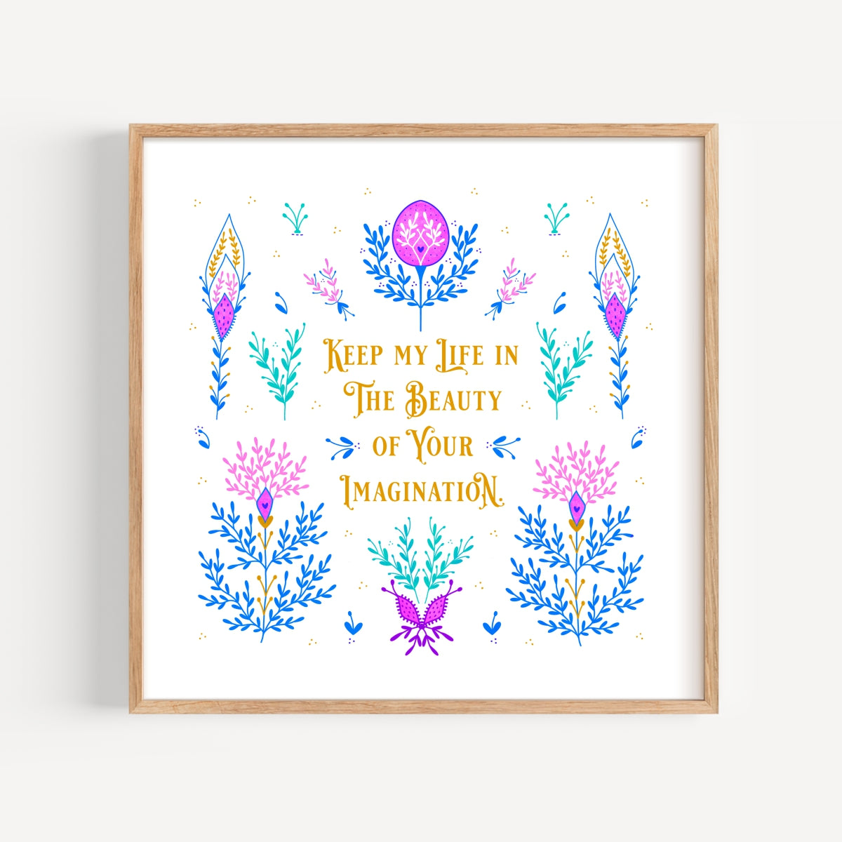 KEEP MY LIFE PRINT