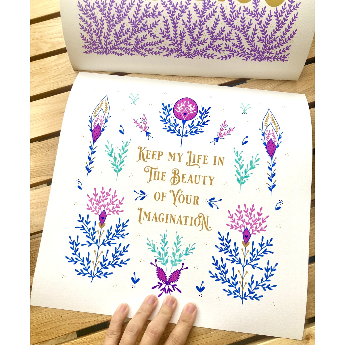 KEEP MY LIFE PRINT