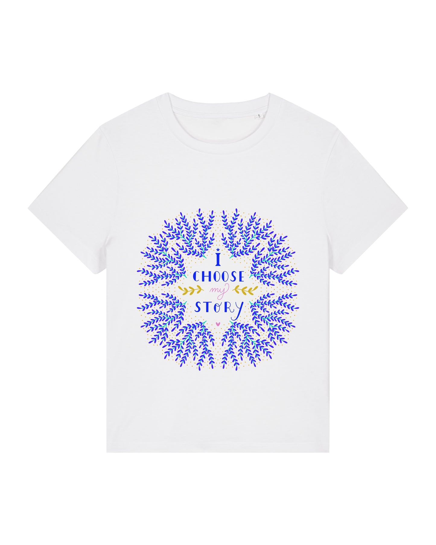 TRICOU ALB I CHOOSE MY STORY