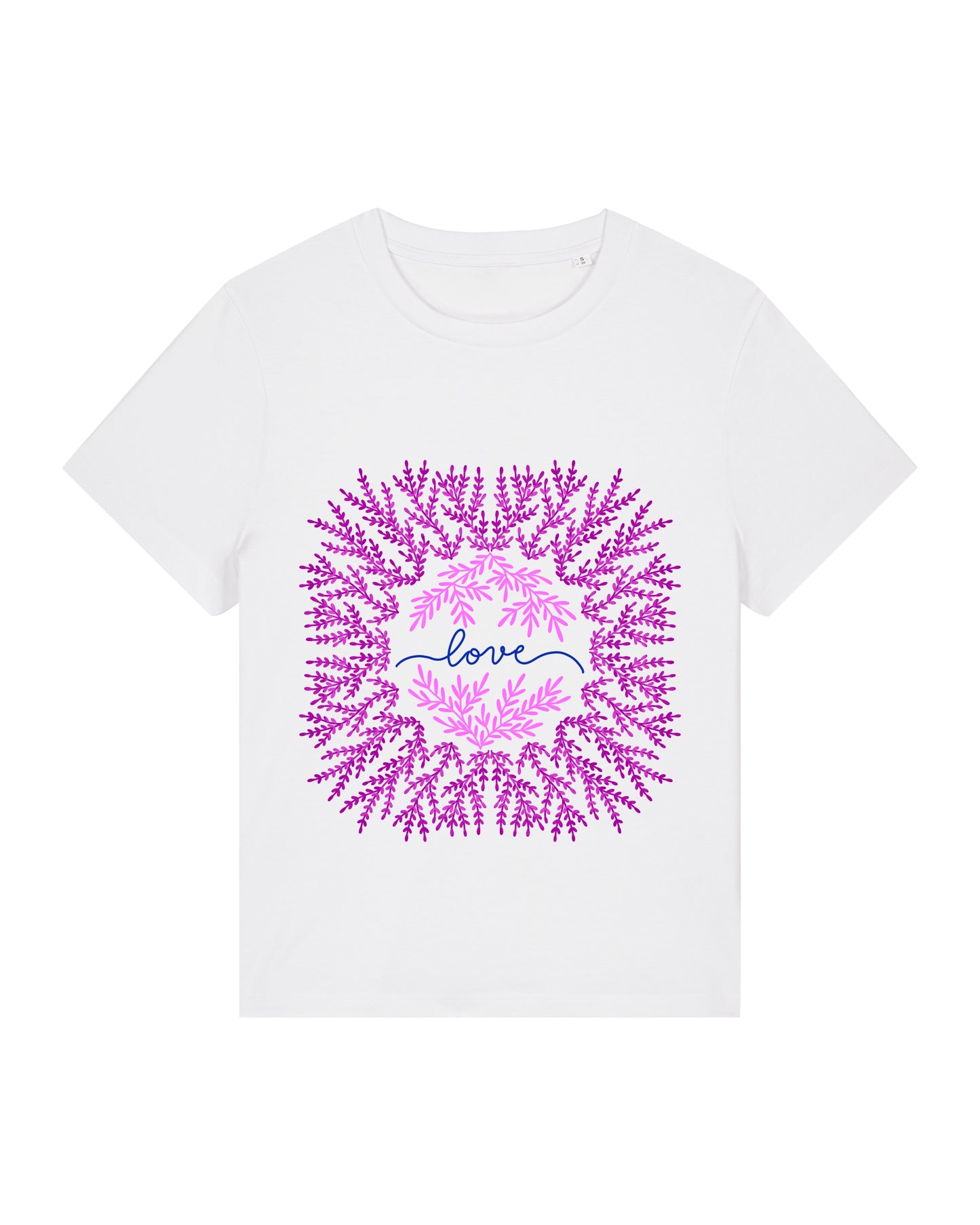 TRICOU ALB LOVE ENG