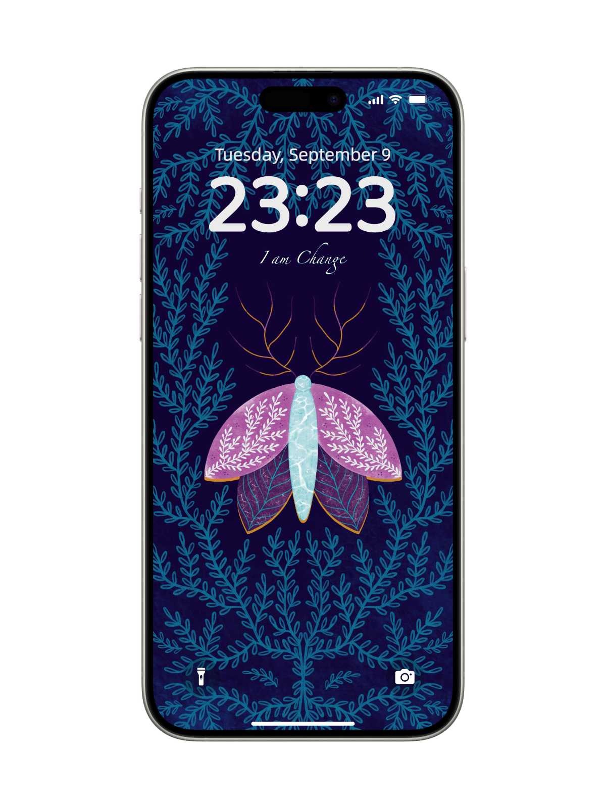 FUNDAL TELEFON - I AM CHANGE/ ALBASTRU