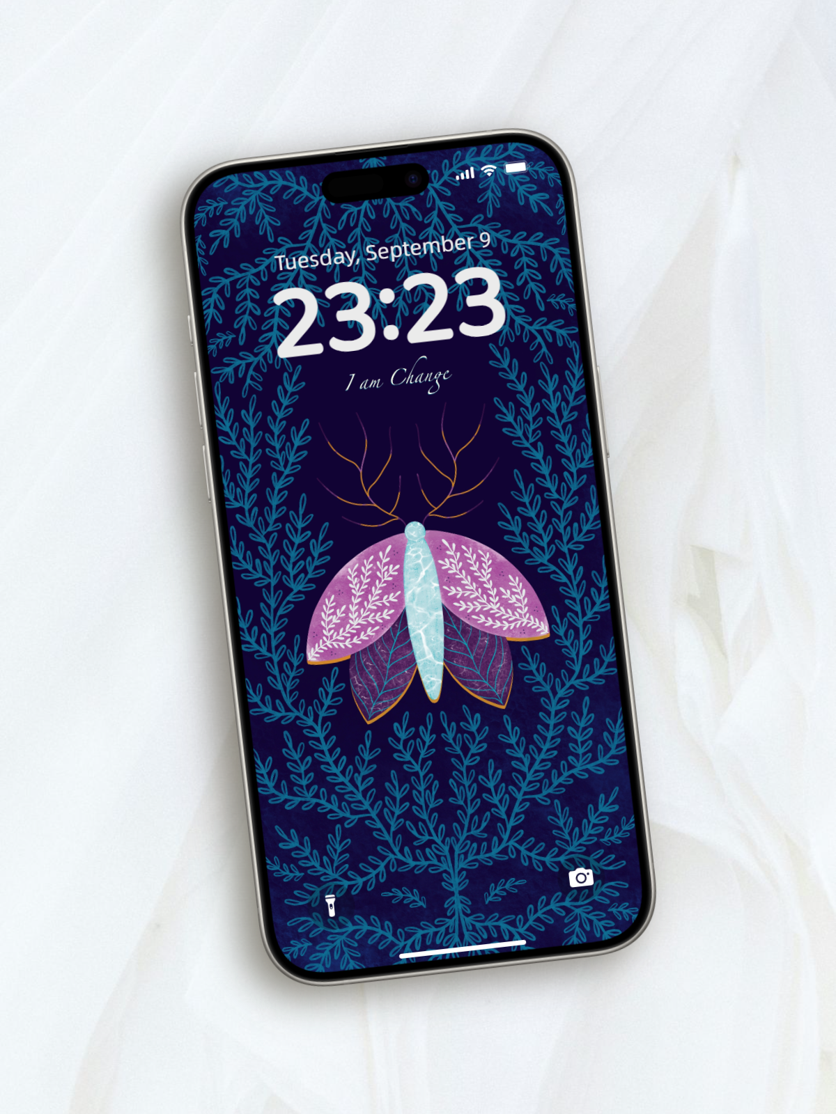 FUNDAL TELEFON - I AM CHANGE/ ALBASTRU