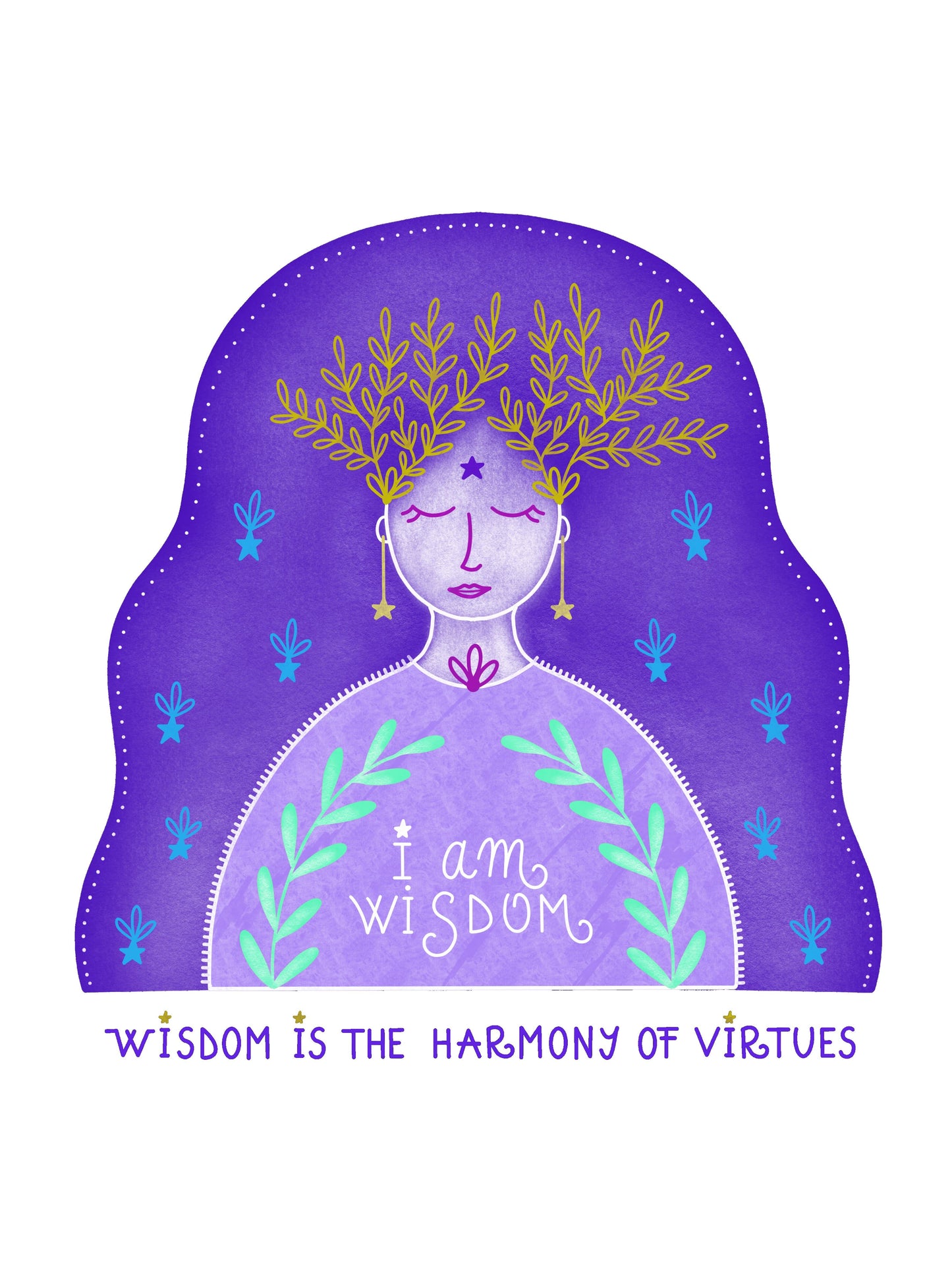 I AM WISDOM PRINT 