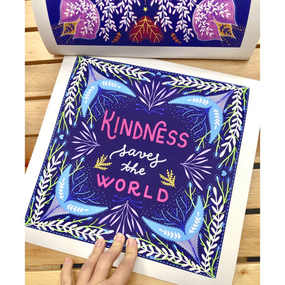 KINDNESS WORLD PRINT