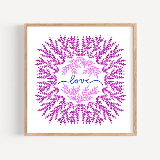 PINK LOVE ENG PRINT