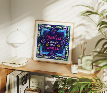 KINDNESS WORLD PRINT