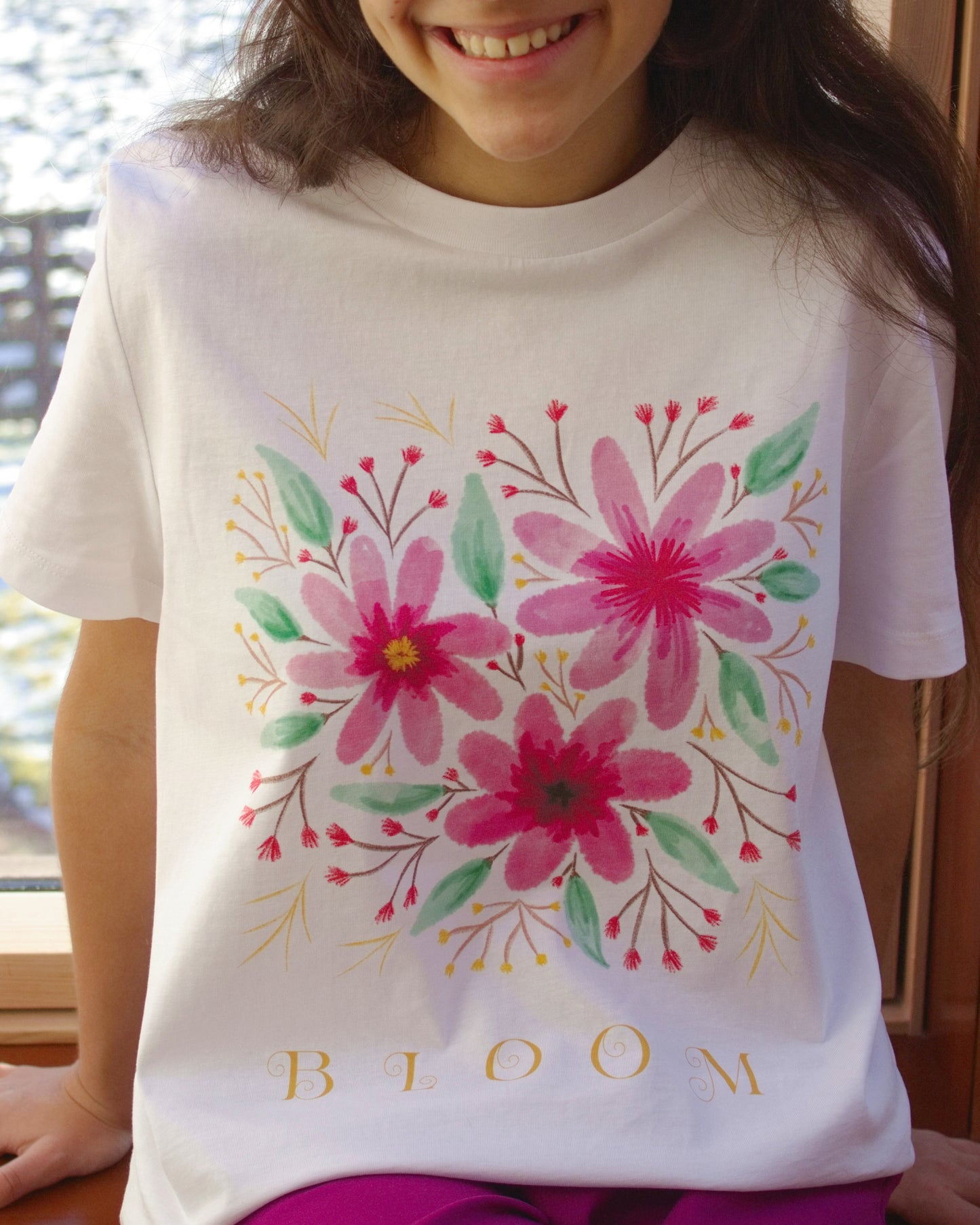 TRICOU ALB BLOOM